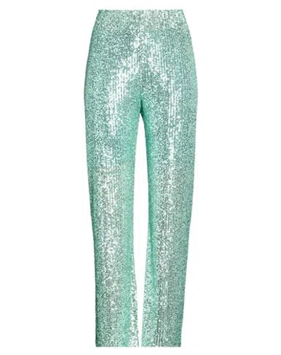 Roberto Collina Woman Pants Light Green Size 10 Polyester, Elastane In Multi