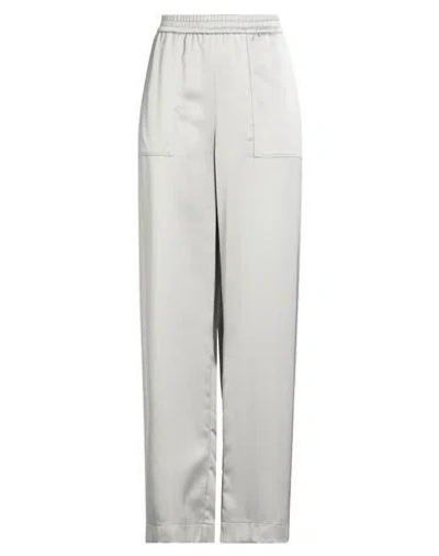 Roberto Collina Woman Pants Light Grey Size L Polyester In Gray