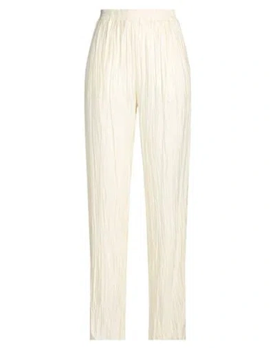 Roberto Collina Woman Pants Light Yellow Size M Polyester In Yellow