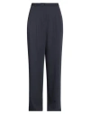 Roberto Collina Woman Pants Navy Size S Polyester, Elastane In Navy Blue