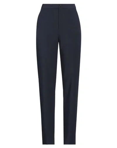 Roberto Collina Woman Pants Navy Blue Size S Polyester, Elastane In Black