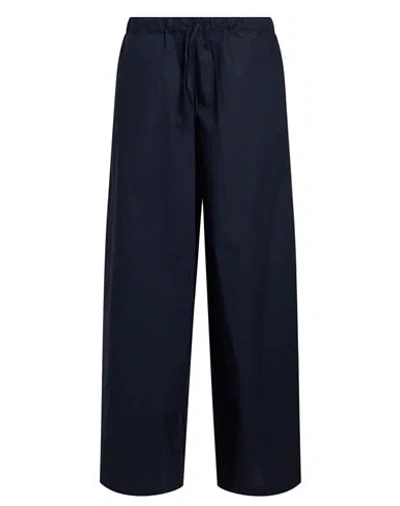 Roberto Collina Woman Pants Navy Size Xl Cotton In Blue