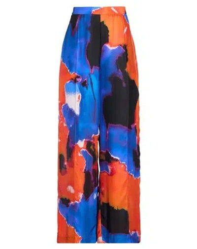 Roberto Collina Woman Pants Rust Size S Silk In Red