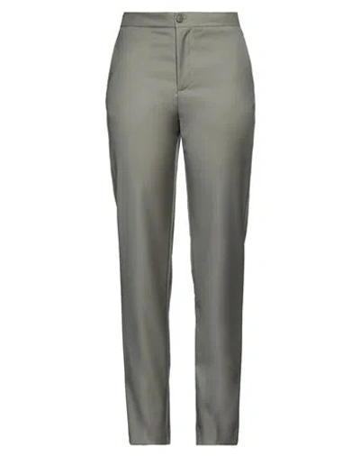 Roberto Collina Woman Pants Sage Green Size S Wool In Sage Green