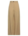 Roberto Collina Woman Pants Sand Size M Viscose, Linen, Cotton In Beige