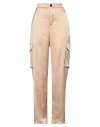 Roberto Collina Woman Pants Sand Size S Polyester, Elastane In Beige