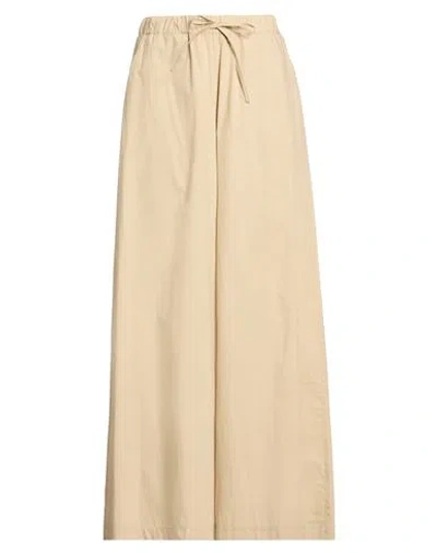 Roberto Collina Woman Pants Sand Size Xl Cotton In Neutral