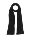 Roberto Collina Woman Scarf Black Size - Baby Alpaca Wool, Nylon, Wool