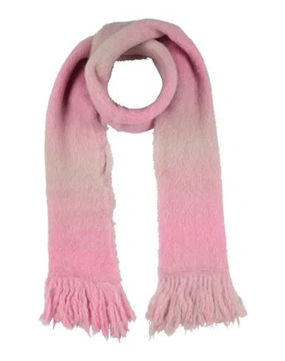 Roberto Collina Woman Scarf Pink Size - Baby Alpaca Wool, Nylon