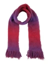 Roberto Collina Woman Scarf Purple Size - Baby Alpaca Wool, Nylon In Red