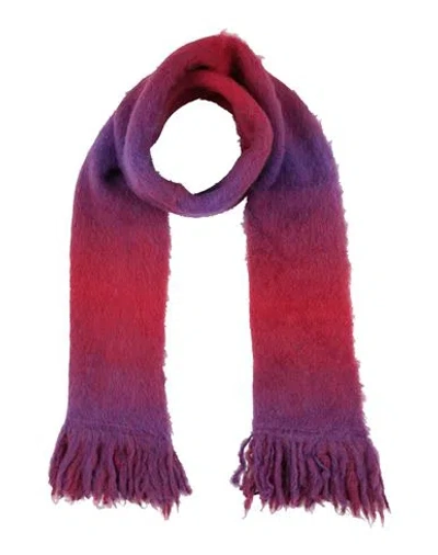 Roberto Collina Woman Scarf Purple Size - Baby Alpaca Wool, Nylon