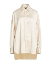 Roberto Collina Woman Shirt Cream Size S Polyester In White