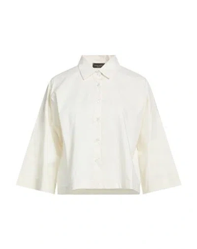 Roberto Collina Woman Shirt Ivory Size M Cotton In White