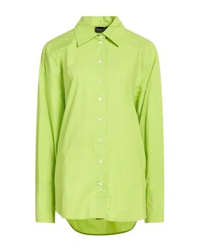 Roberto Collina Woman Shirt Lime Green Size L Cotton
