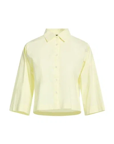 Roberto Collina Woman Shirt Pastel Yellow Size M Cotton