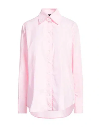 Roberto Collina Woman Shirt Pink Size S Cotton In Pink