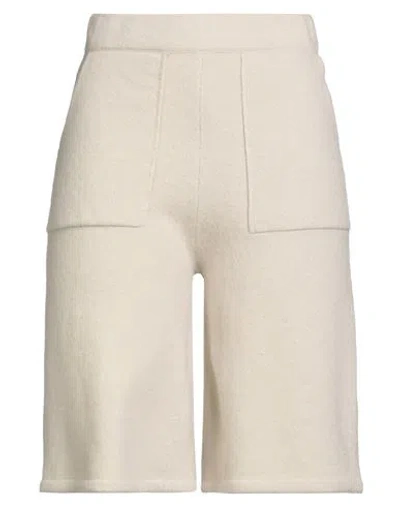 Roberto Collina Woman Shorts & Bermuda Shorts Cream Size S Wool In White