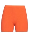 Roberto Collina Woman Shorts & Bermuda Shorts Orange Size S Viscose, Polyester In Orange