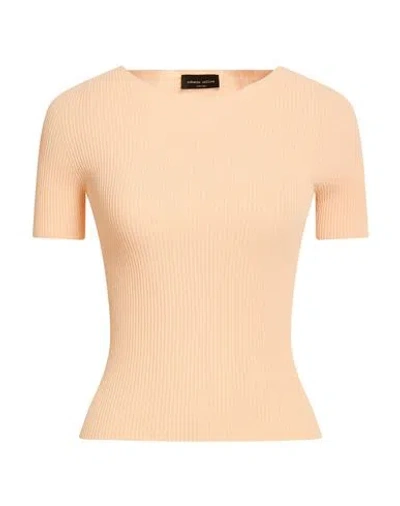 ROBERTO COLLINA ROBERTO COLLINA WOMAN SWEATER APRICOT SIZE S VISCOSE, POLYESTER