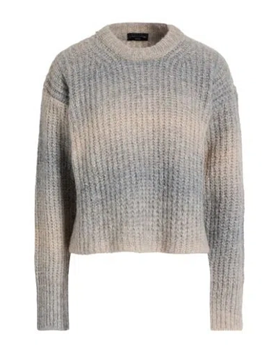 Roberto Collina Woman Sweater Beige Size M Baby Alpaca Wool, Nylon In Brown