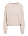 Roberto Collina Woman Sweater Beige Size M Baby Alpaca Wool, Nylon, Wool