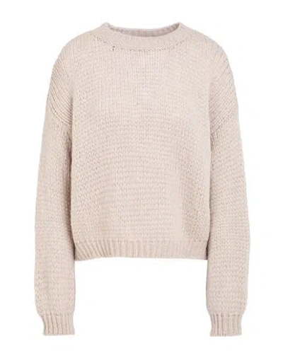 Roberto Collina Woman Sweater Beige Size M Baby Alpaca Wool, Nylon, Wool