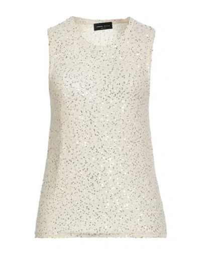 Roberto Collina Woman Sweater Beige Size M Polyamide, Cotton In White