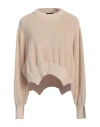 Roberto Collina Crew-neck Sweater In Beige
