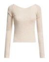 Roberto Collina Woman Sweater Beige Size S Merino Wool