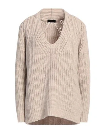 Roberto Collina Woman Sweater Beige Size Xs Wool, Cashmere In Neutral