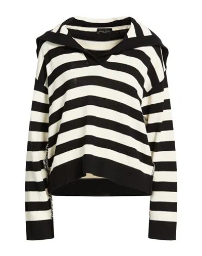 Roberto Collina Woman Sweater Black Size L Cotton