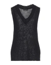 Roberto Collina Woman Sweater Black Size L Cotton, Polyamide