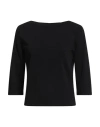 Roberto Collina Woman Sweater Black Size L Viscose, Polyester