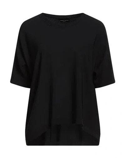 Roberto Collina Woman Sweater Black Size L Viscose, Polyester