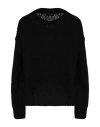Roberto Collina Woman Sweater Midnight Blue Size S Baby Alpaca Wool, Wool, Nylon In Black