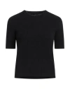 Roberto Collina Woman Sweater Black Size M Cashmere, Silk, Polyester