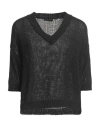 Roberto Collina Woman Sweater Black Size M Cotton, Polyamide
