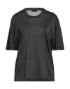 Roberto Collina Woman Sweater Black Size M Viscose, Polyester In Black