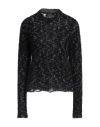 Roberto Collina Woman Sweater Black Size S Mohair Wool, Nylon, Wool, Elastane In Black
