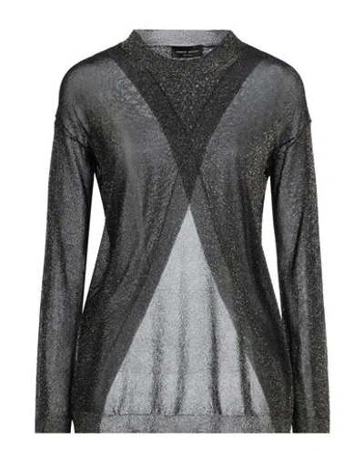 Roberto Collina Woman Sweater Black Size S Viscose, Polyester