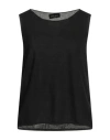 Roberto Collina Woman Sweater Black Size Xl Cotton In Black