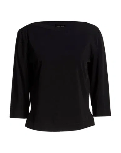 Roberto Collina Woman Sweater Black Size Xl Viscose, Polyester