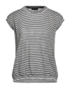 Roberto Collina Woman Sweater Black Size Xs Cotton, Linen, Polyester In Black