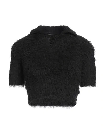 Roberto Collina Woman Sweater Black Size S Cotton, Nylon