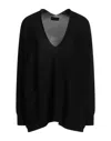 Roberto Collina Sweaters In Black