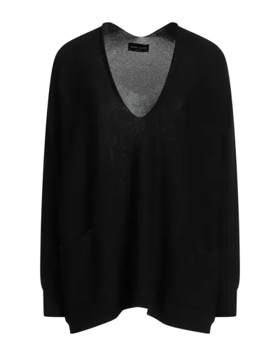 Roberto Collina Sweaters In Black
