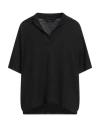 Roberto Collina Woman Sweater Black Size Xs Viscose, Polyester In Black