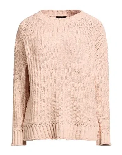 Roberto Collina Woman Sweater Blush Size 8 Cotton In Pink