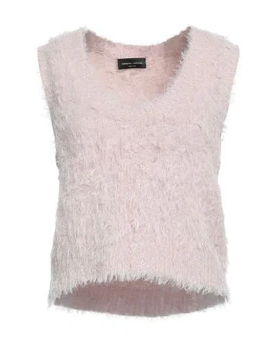 Roberto Collina Woman Sweater Blush Size S Cotton, Nylon In Pink