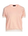 Roberto Collina Woman Sweater Blush Size S Cotton, Polyester In Pink